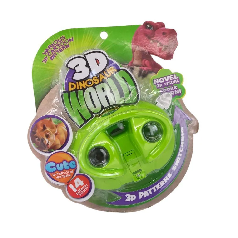 3D Elliptical Dinosaurs Viewing Machine - Explore 3D DInosaurs World with 14 Different Patterns - Ag