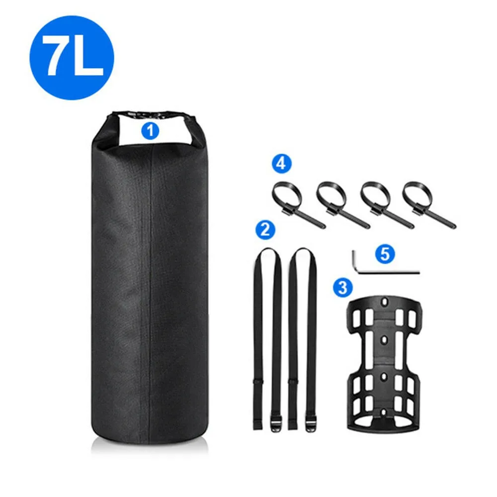 3L 7L Bike Fork Bag Portable Waterproof Bike Bag Electric Scooter Bag Large Capacity Bicycle Front Bag Bicycle Fork Bag