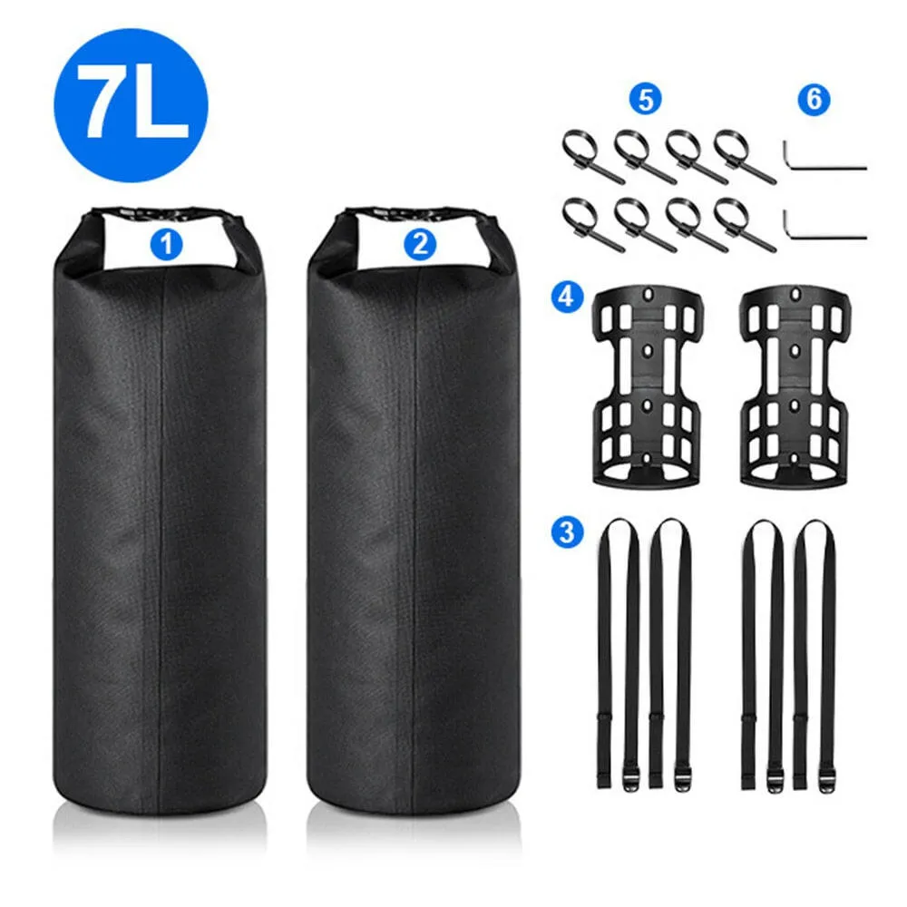 3L 7L Bike Fork Bag Portable Waterproof Bike Bag Electric Scooter Bag Large Capacity Bicycle Front Bag Bicycle Fork Bag