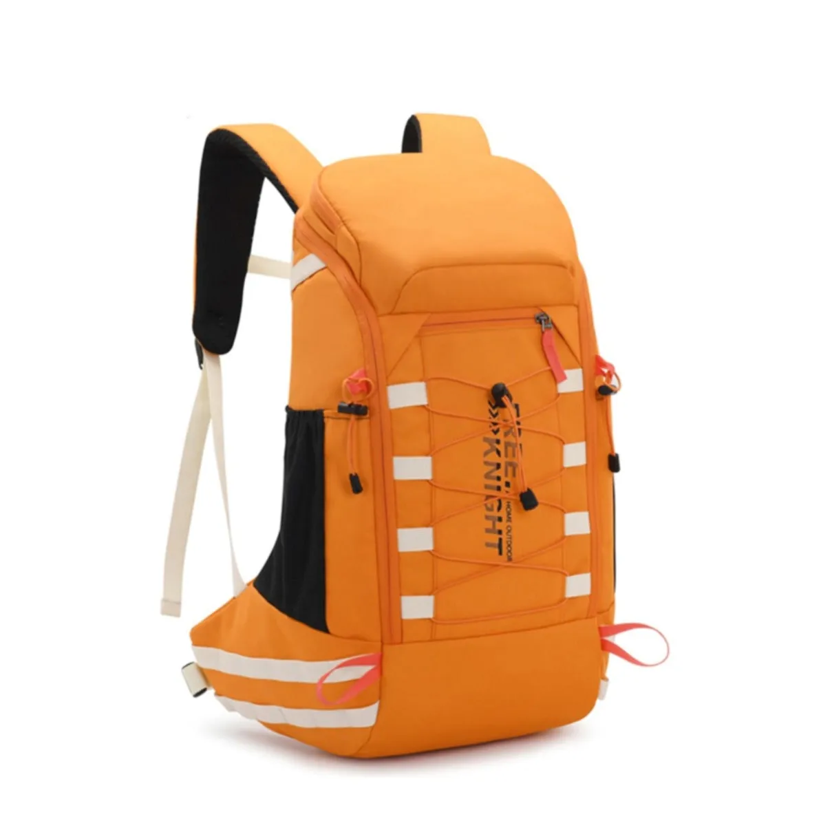 (40L) Outdoor Hiking Camping Backpack Waterproof Travel Backpack incl. Rain Cape - Orange