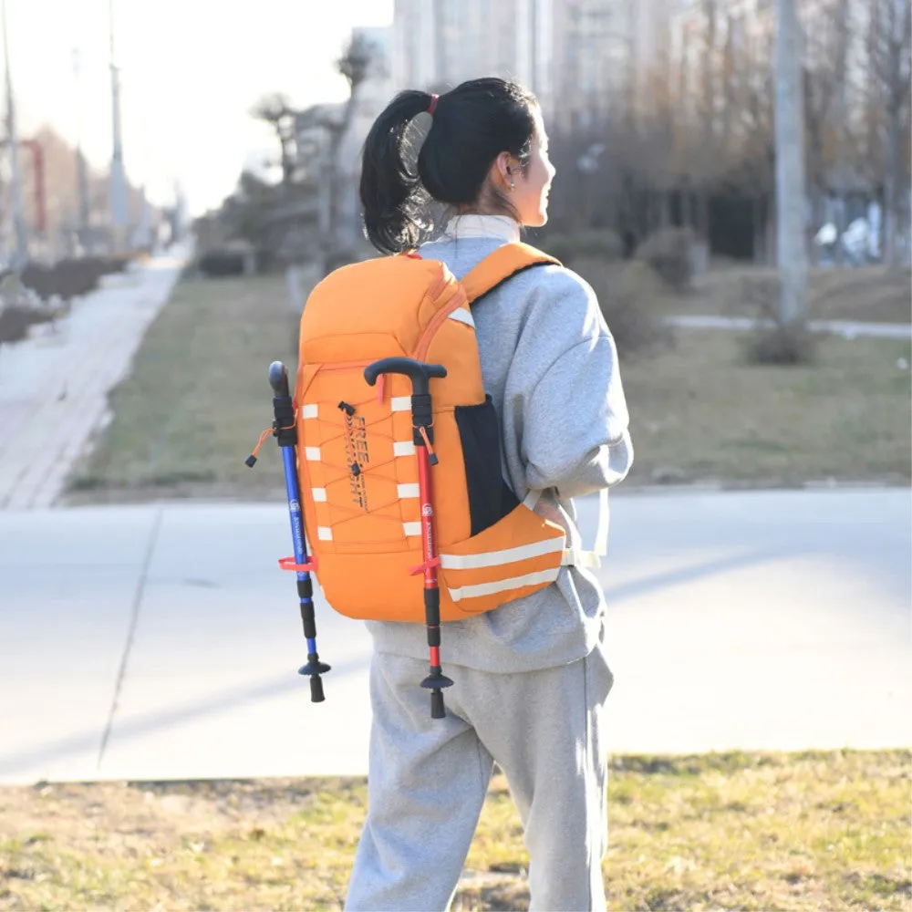 (40L) Outdoor Hiking Camping Backpack Waterproof Travel Backpack incl. Rain Cape - Orange