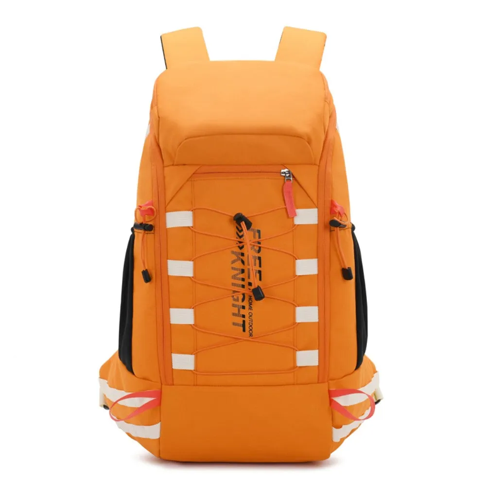 (40L) Outdoor Hiking Camping Backpack Waterproof Travel Backpack incl. Rain Cape - Orange