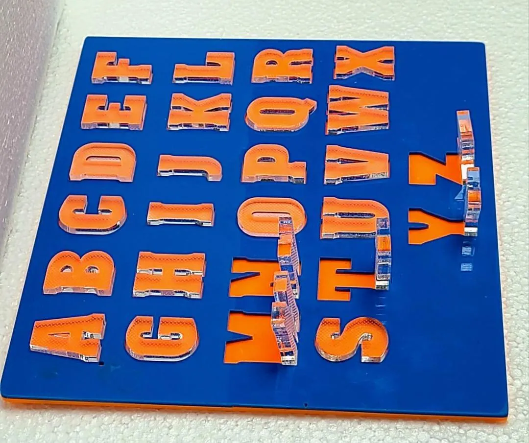 Acrylic Alphabet Letters For Kids