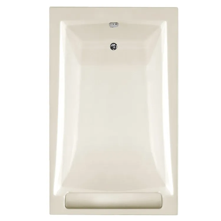 Air Tub Designer Collection Regal Drop-In Bone Rectangle 6 Jet Gelcoat 70-1/4 x 43-1/4 x 18-3/4 Inch