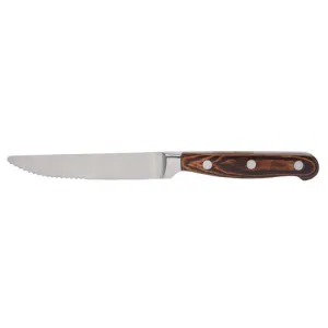 Arcoroc FJ611 Steak Knife 9-3/8", Pakkawood