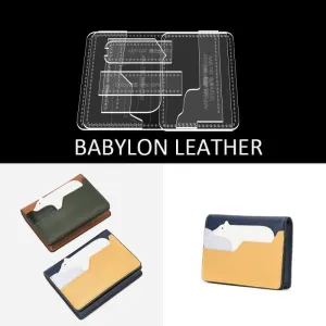 BABYLON™ Card Holder Leather Working DIY Pattern AAB-748