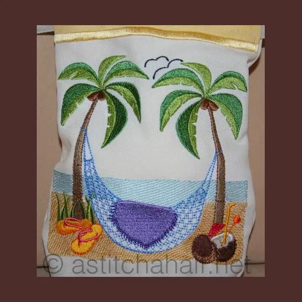 Beach Drawstring Bag