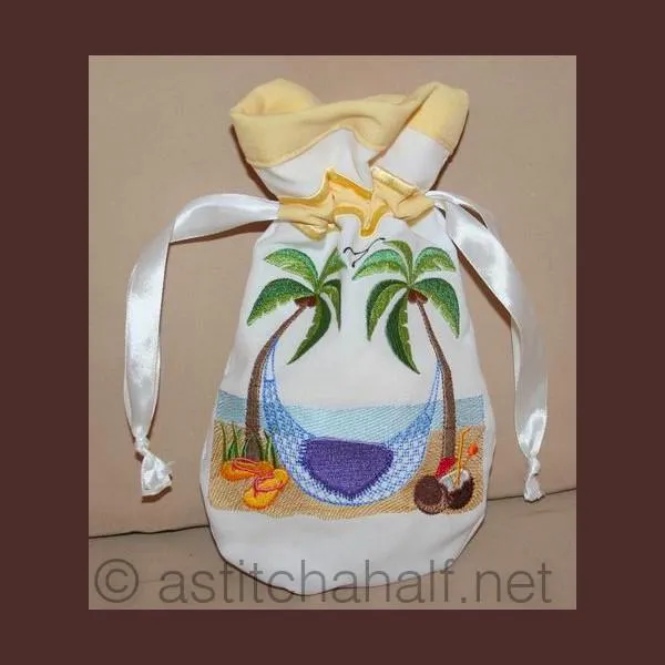 Beach Drawstring Bag