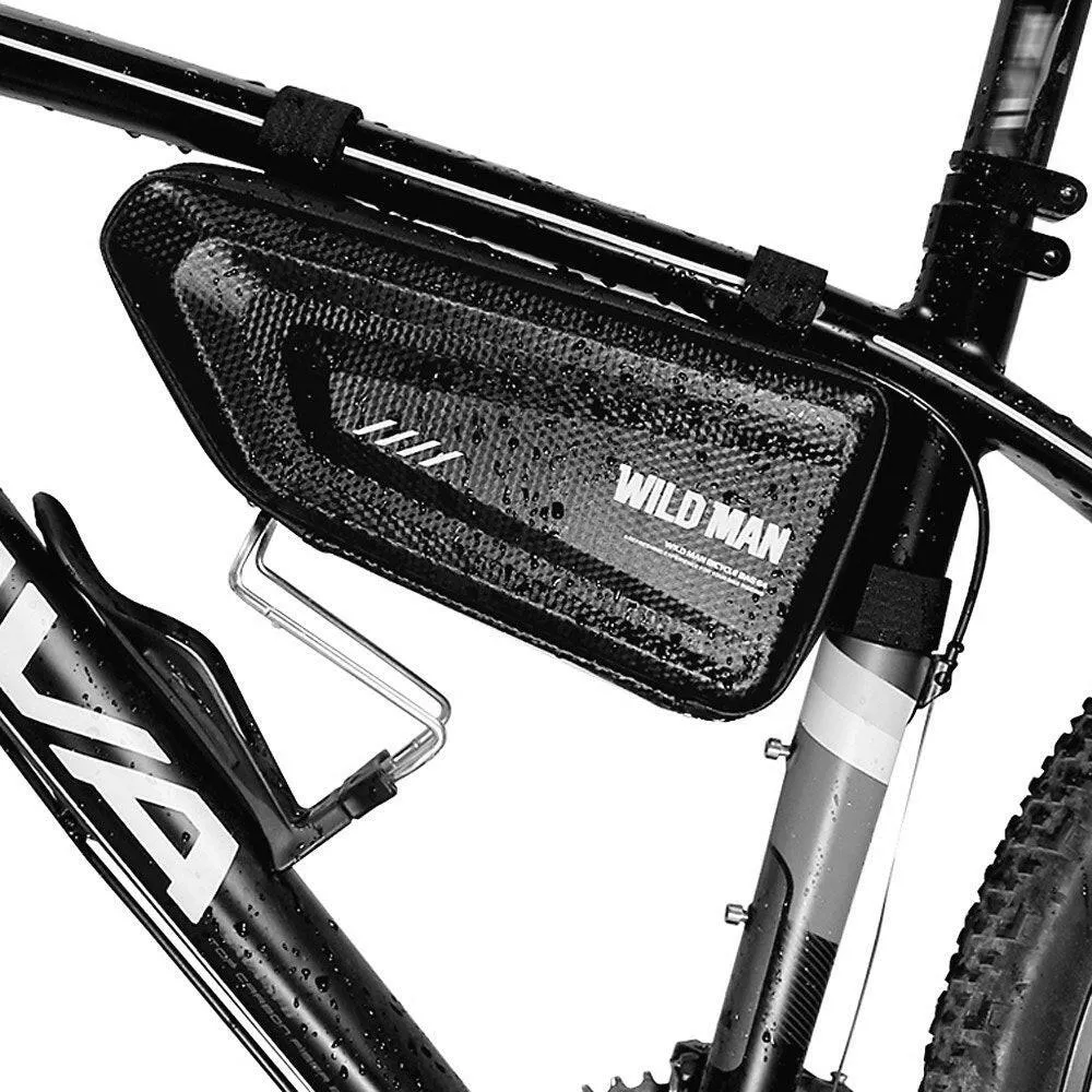 Bicycle Triangle Frame Bag Water Resistant Bicycle Pouch Top Tube Pack Lightweight Bike Storage Bag