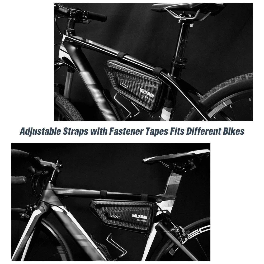 Bicycle Triangle Frame Bag Water Resistant Bicycle Pouch Top Tube Pack Lightweight Bike Storage Bag