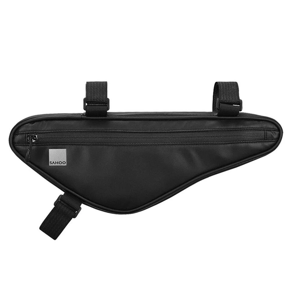 Bike Frame Bag Waterproof Bicycle Bag Bike Triangle Bag Bicycle Under Tube Bag Front Frame Bag Large Capacity MTB Road Bike Pouch Storage Bag Cycling Accessories