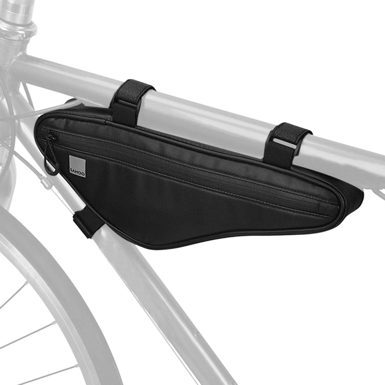 Bike Frame Bag Waterproof Bicycle Bag Bike Triangle Bag Bicycle Under Tube Bag Front Frame Bag Large Capacity MTB Road Bike Pouch Storage Bag Cycling Accessories