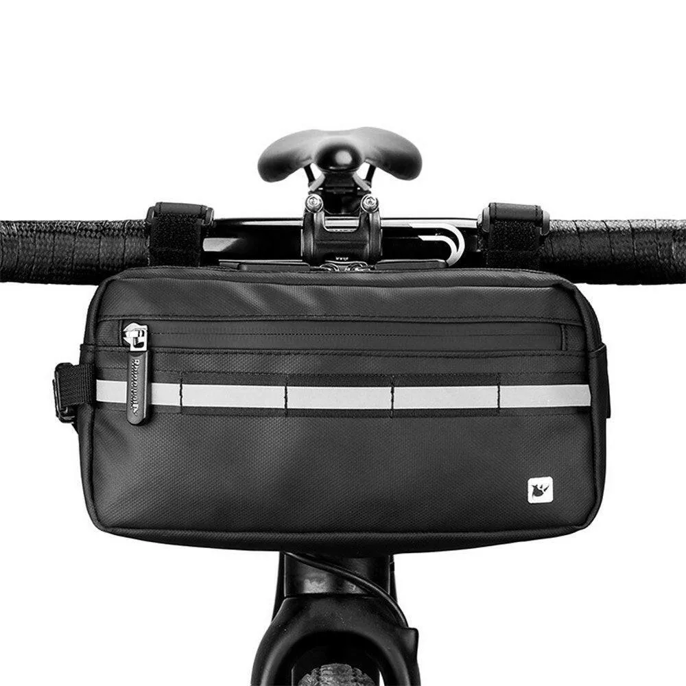 Bike Handlebar Bag Bicycle Front Beam Bag Multifunctional Shoulder Bag Waist Bag Crossbody Bag Bike Pouch