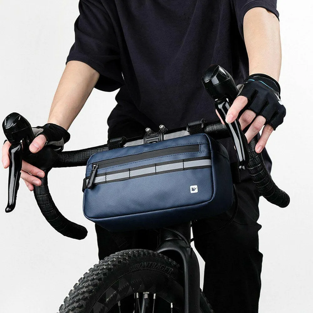 Bike Handlebar Bag Bicycle Front Beam Bag Multifunctional Shoulder Bag Waist Bag Crossbody Bag Bike Pouch