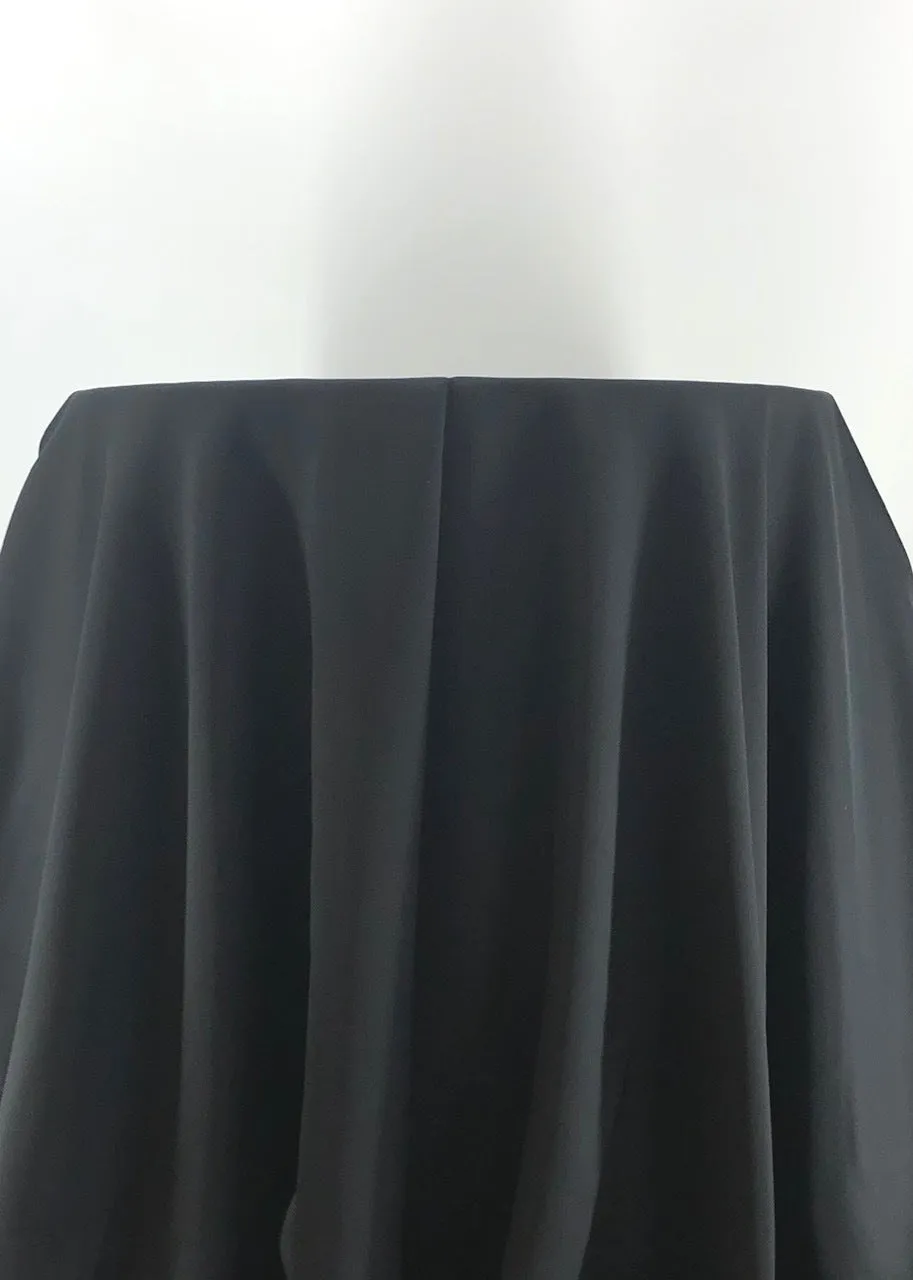 Black Polyester Tablecloth