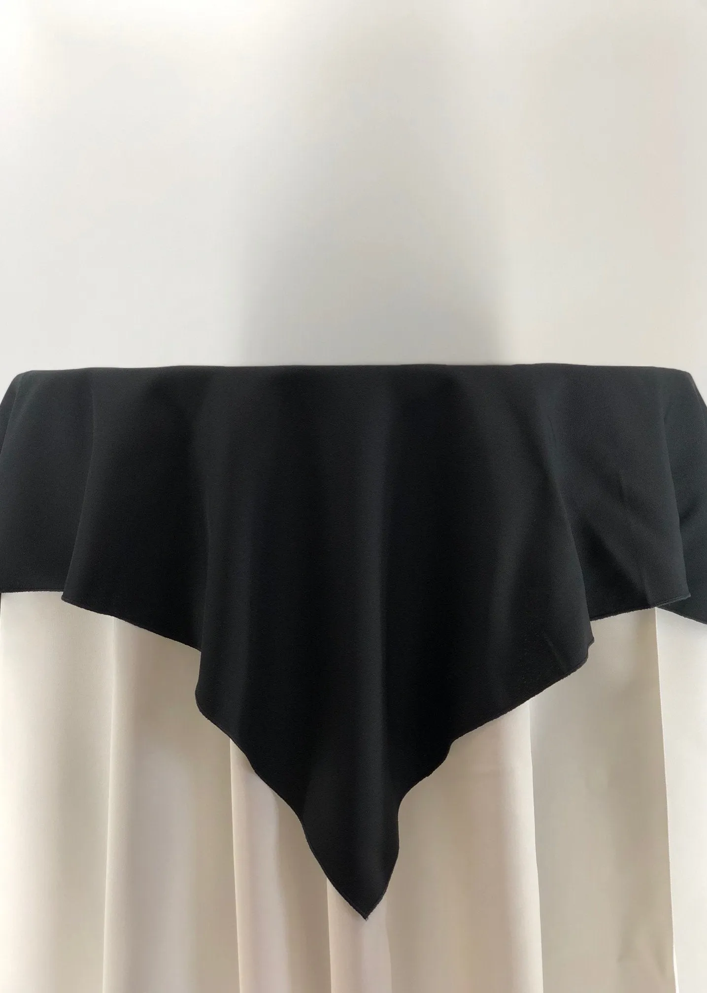 Black Polyester Tablecloth