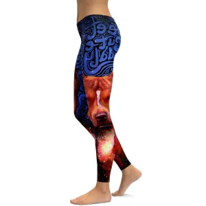 Blue Pit Bull Leggings