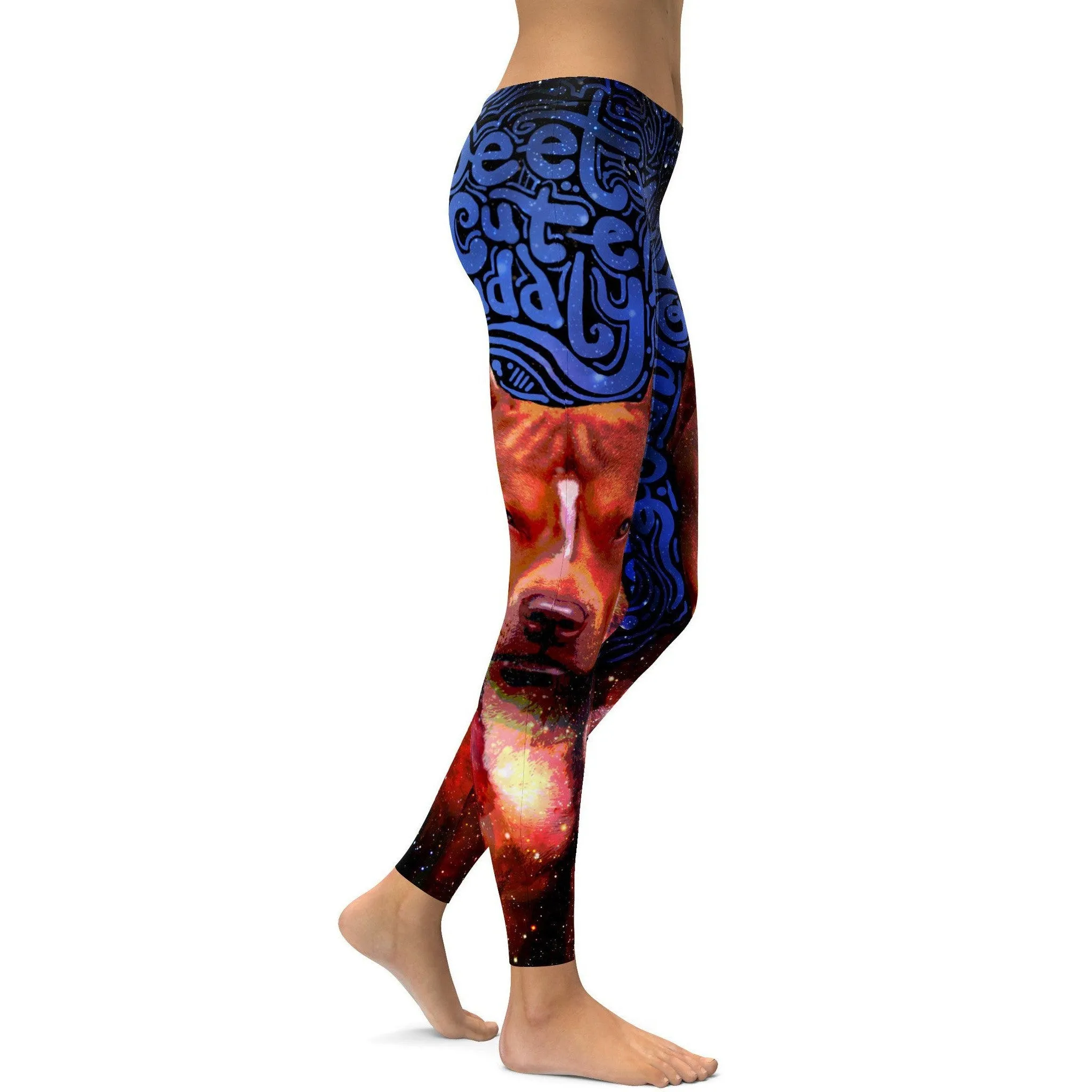 Blue Pit Bull Leggings