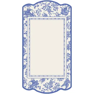 Blue Regal Peacock Table Card