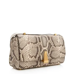 Bottega Veneta Python Angle Shoulder Bag (SHF-19145)