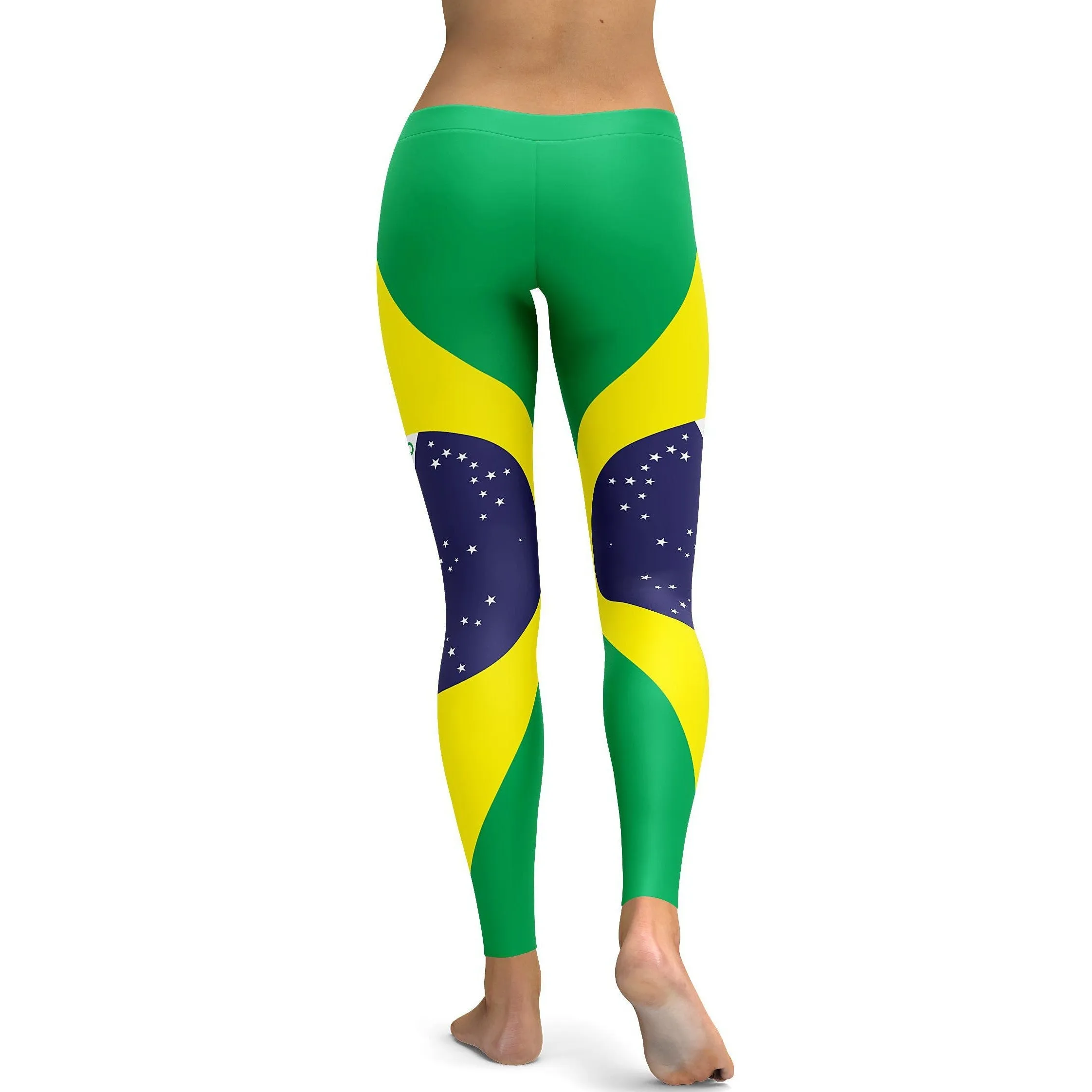 Brazilian Flag Leggings