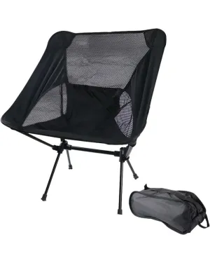 Camping Chair/Outdoor Folding Chair-Black