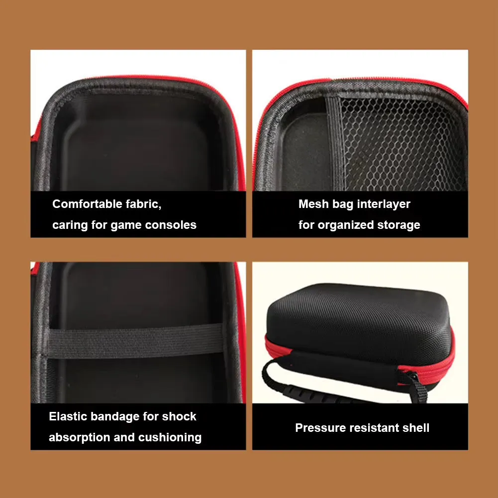 Carrying Case for Anbernic RG405V Hard Case for EVA Gaming Console Portable Bag for Retro Gaming Console with Mesh Pocket