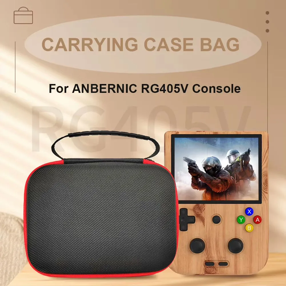 Carrying Case for Anbernic RG405V Hard Case for EVA Gaming Console Portable Bag for Retro Gaming Console with Mesh Pocket