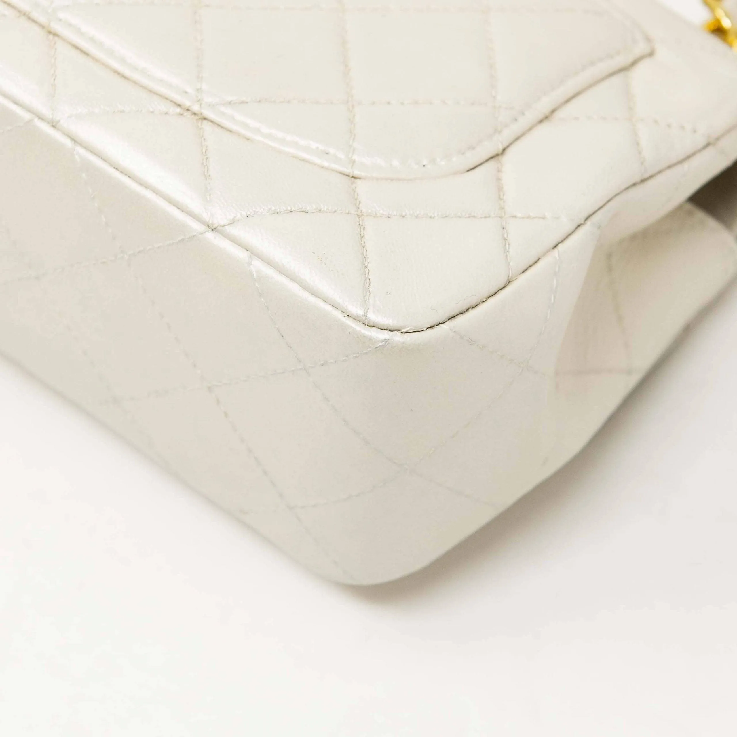 Chanel Pearl White Mini Flap