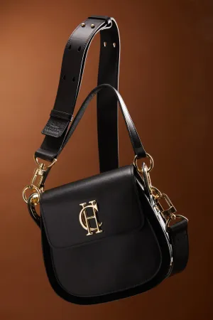 Chelsea Saddle Bag (Soft Black)