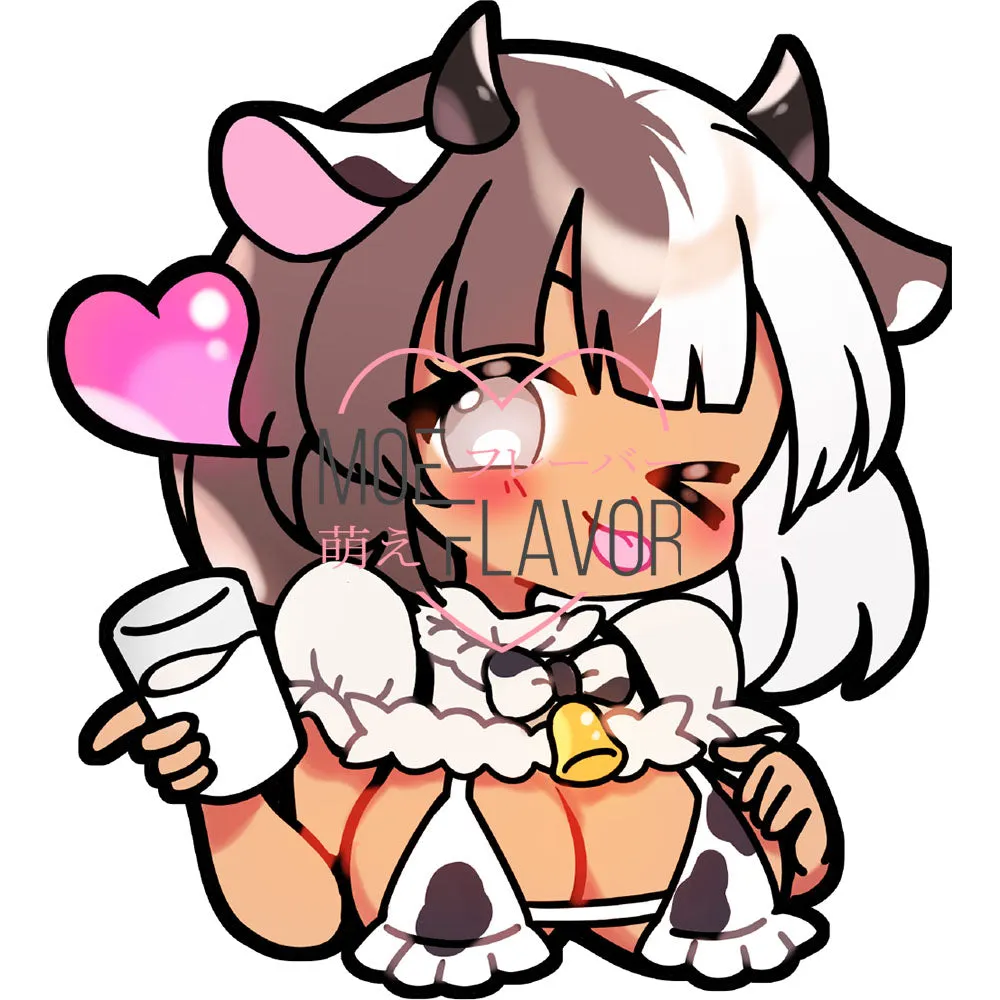 Chibi Cream Maid Sticker