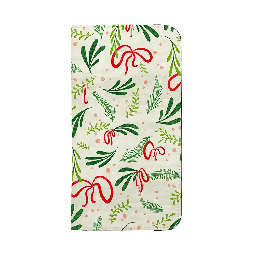 Christmas Bows Wallet Case By Katherine Quinn