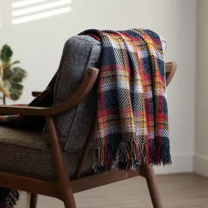 Christmas Plaid Throw | 55" X 69"  3.5" TASSELS