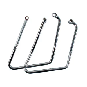 Chrome Saddlebag Support Kit for Harley-Davidson Sportster 2000 up - Motorcycle Storehouse 920009