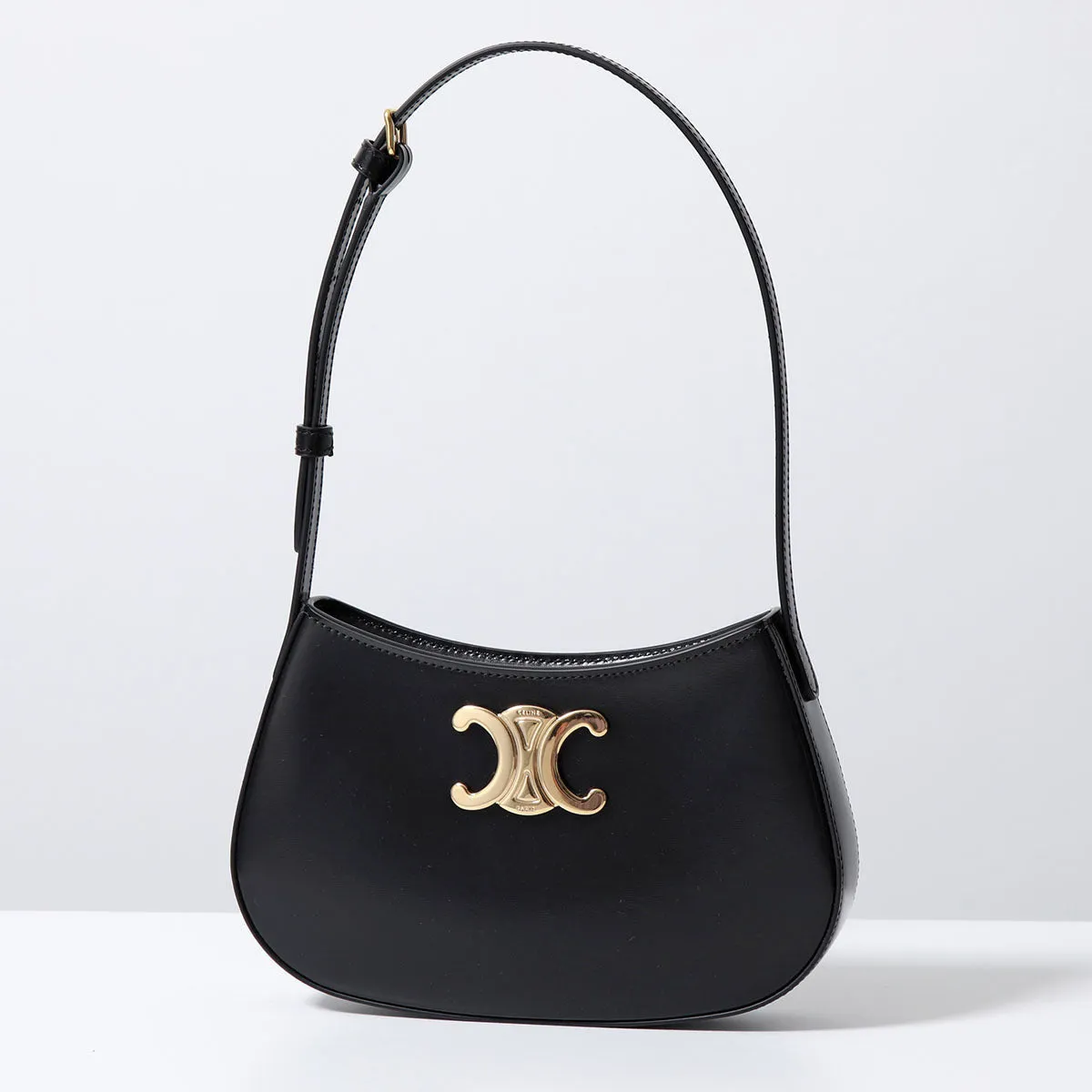 CÉLINE SMOOTH CALFSKIN MEDIUM AVA TRIOMPH HOBO BAG