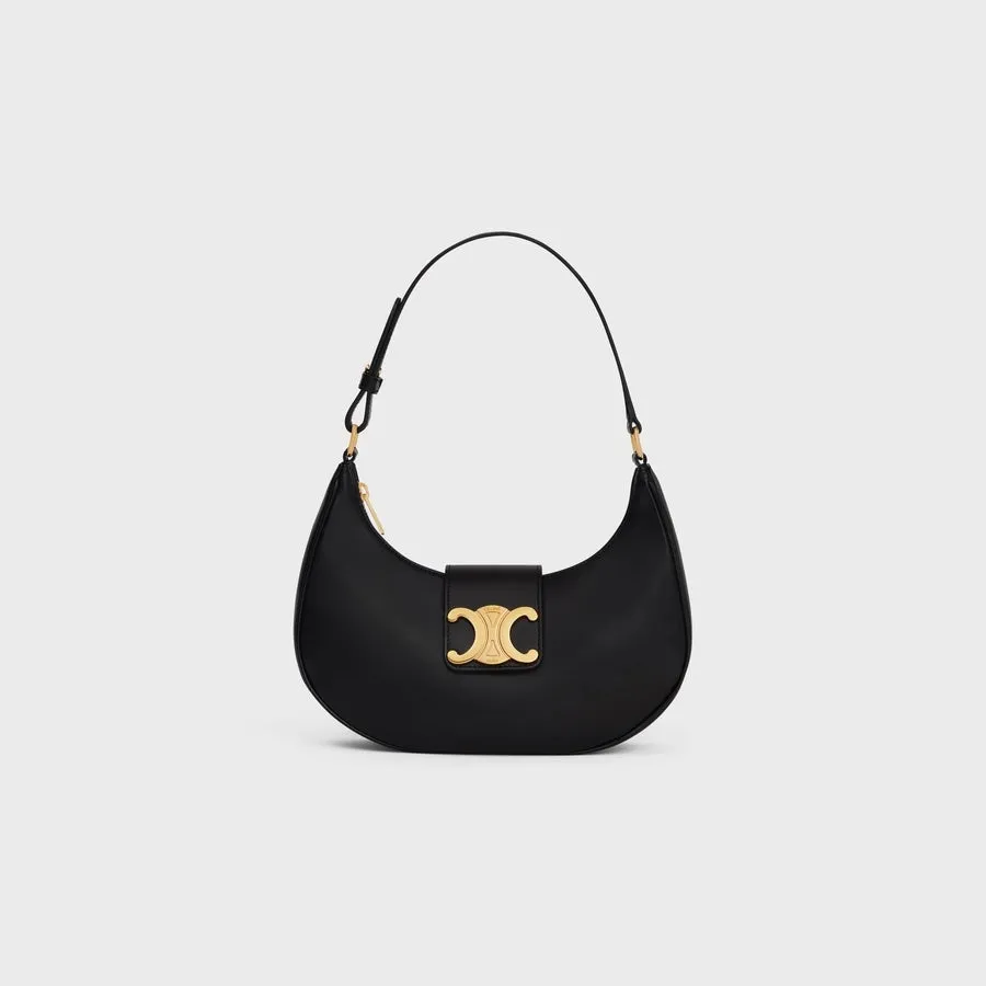 CÉLINE SMOOTH CALFSKIN MEDIUM AVA TRIOMPH HOBO BAG