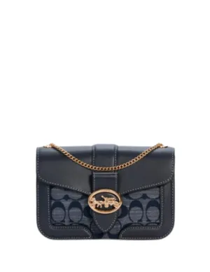 Coach Georgie Crossbody In Signature Chambray