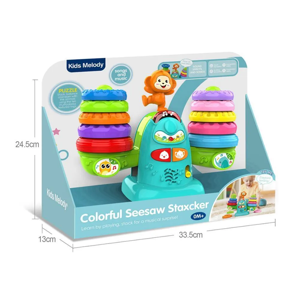 Colorful Seesaw Stacker (B1148)