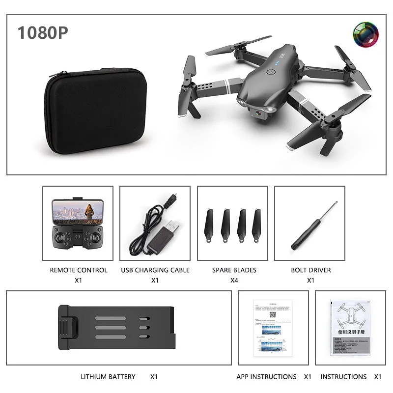 Compact Dual Camera Drone with Storage Bag