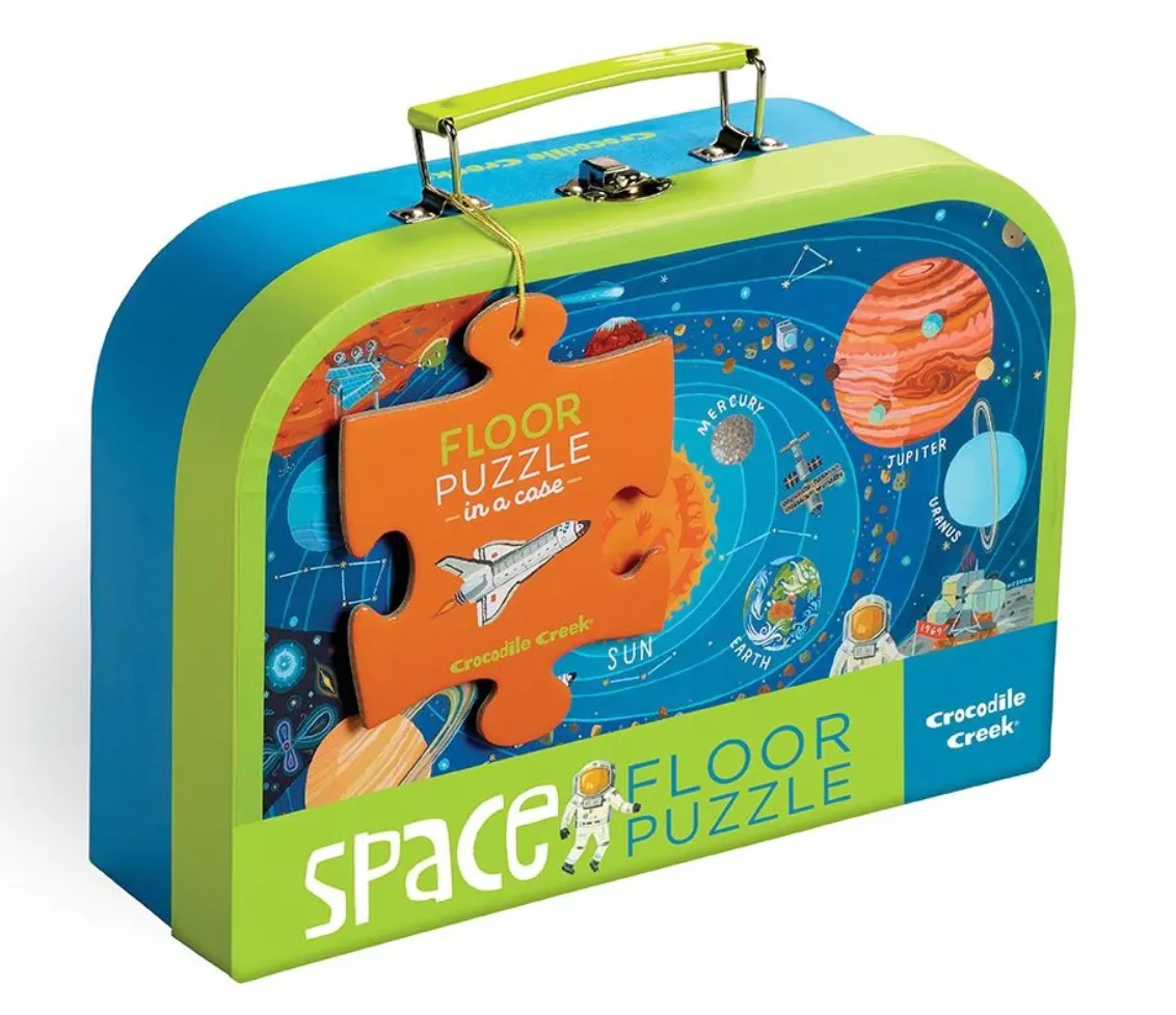 Crocodile Creek 24-piece Case Puzzle: Space