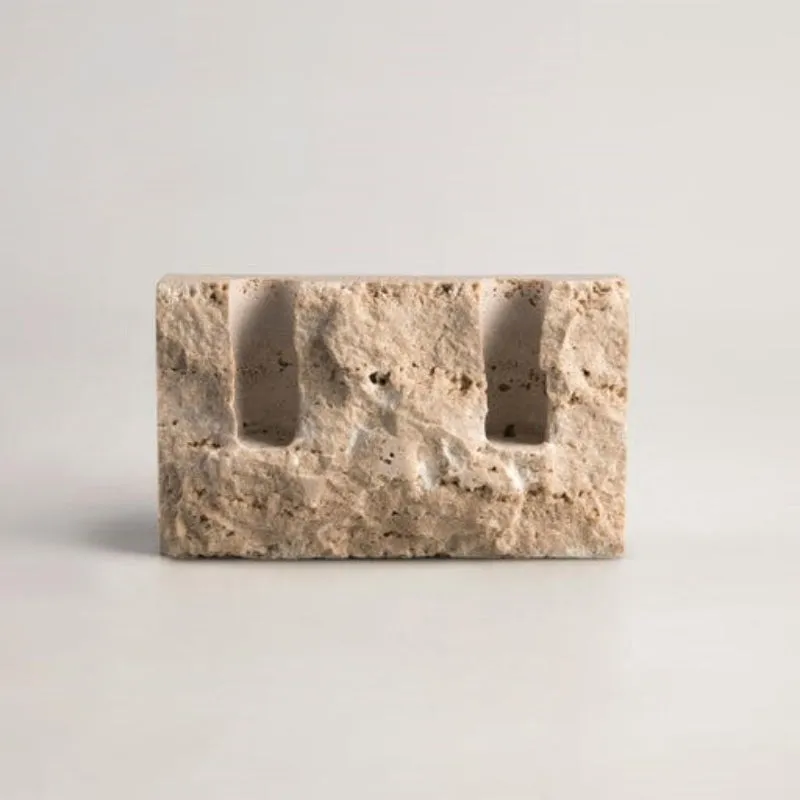 Cyprus Natural Stone Candle Holder