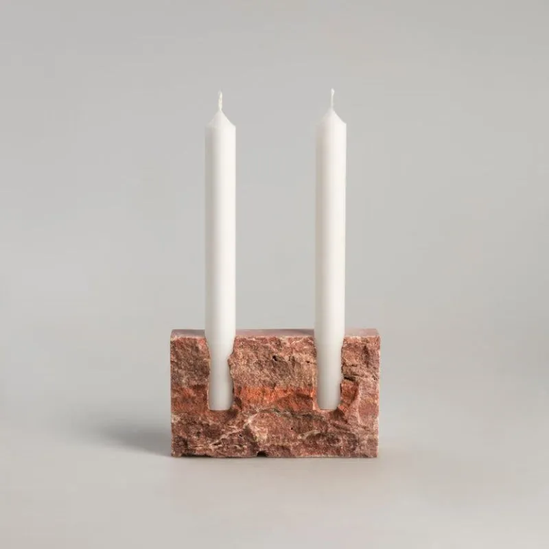 Cyprus Natural Stone Candle Holder