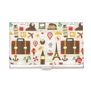 Designer Visiting Card Holder Nutcase - Jet Set Travel