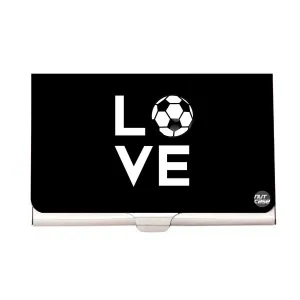 Designer Visiting Card Holder Nutcase - Love Football