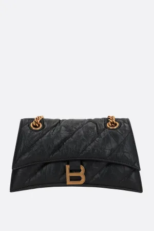 Diamond Quilted Leather Chain Bag