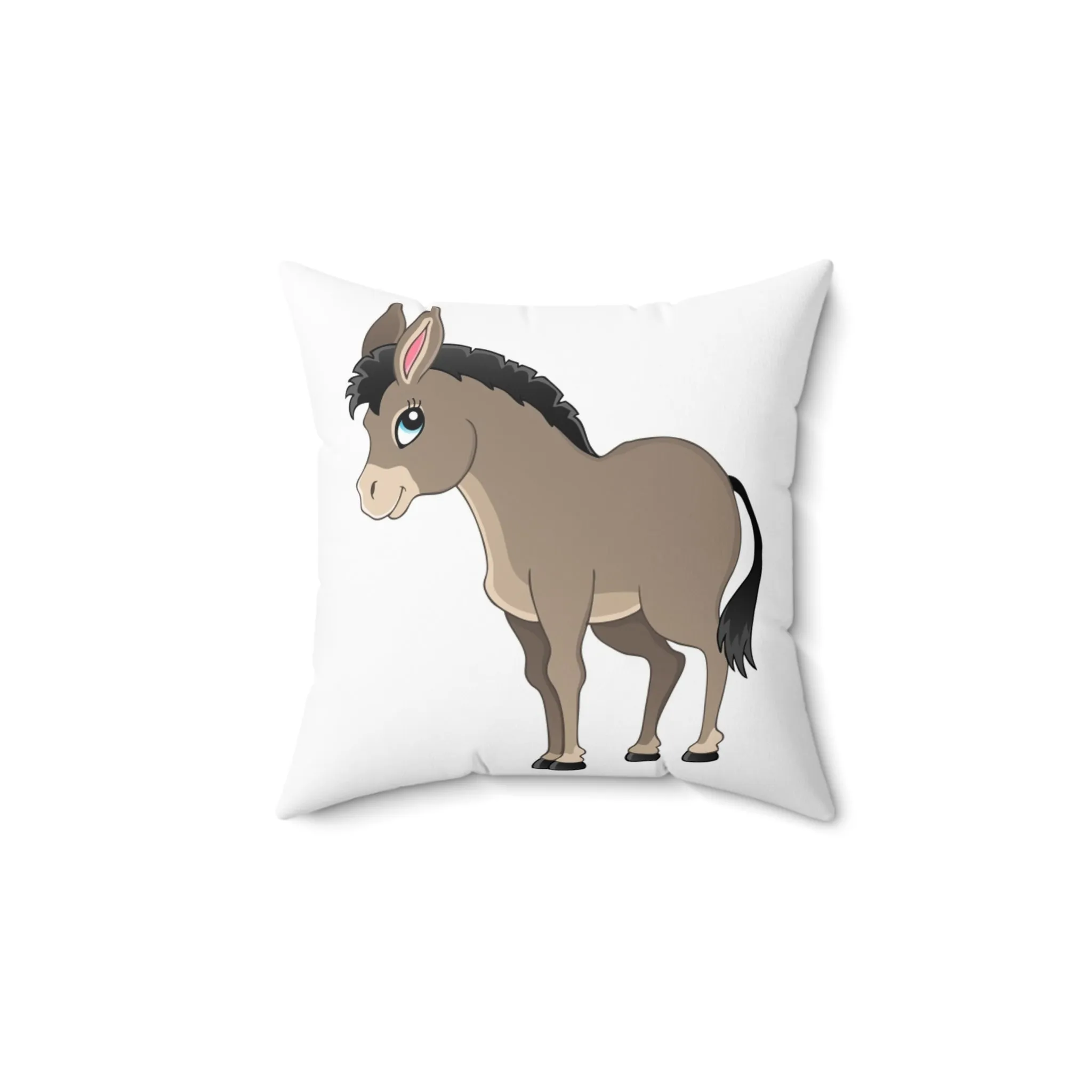 Donkey Spun Polyester Square Pillow