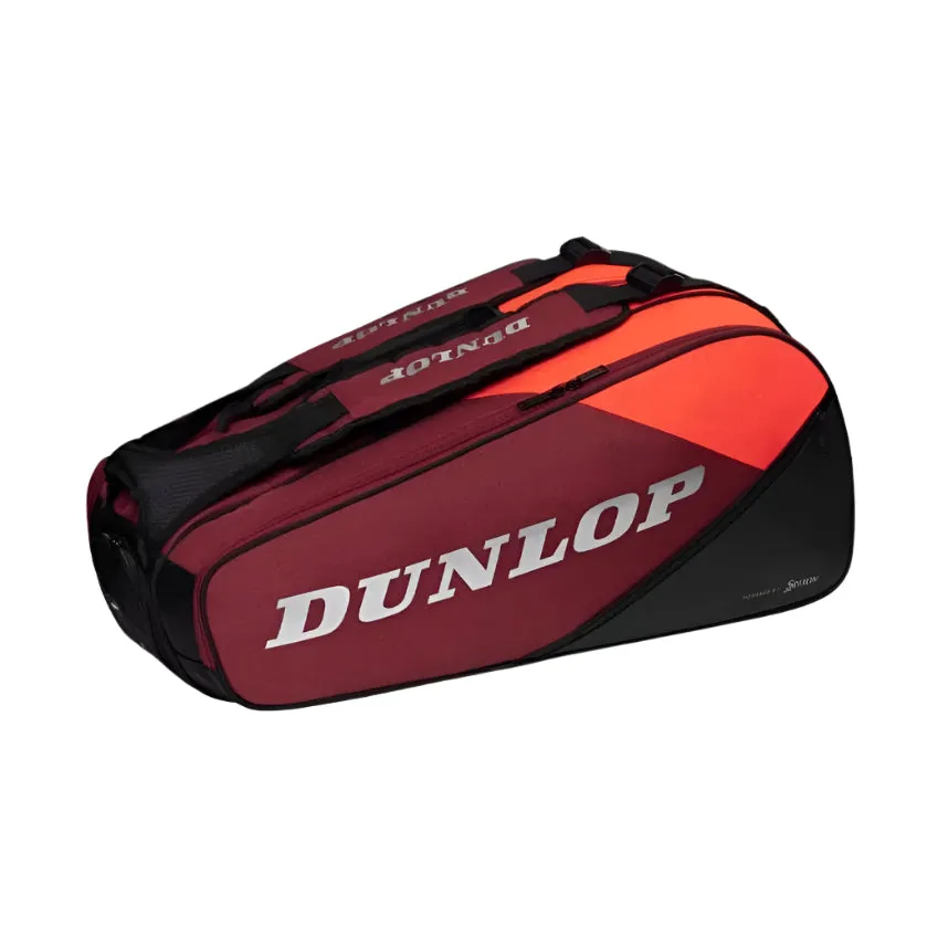 Dunlop CX Performance 8 Racquet Thermo Tennis Bag - Black/Red