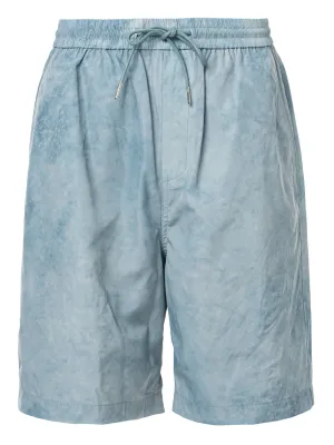 Dyeing-Like Polyester Shorts