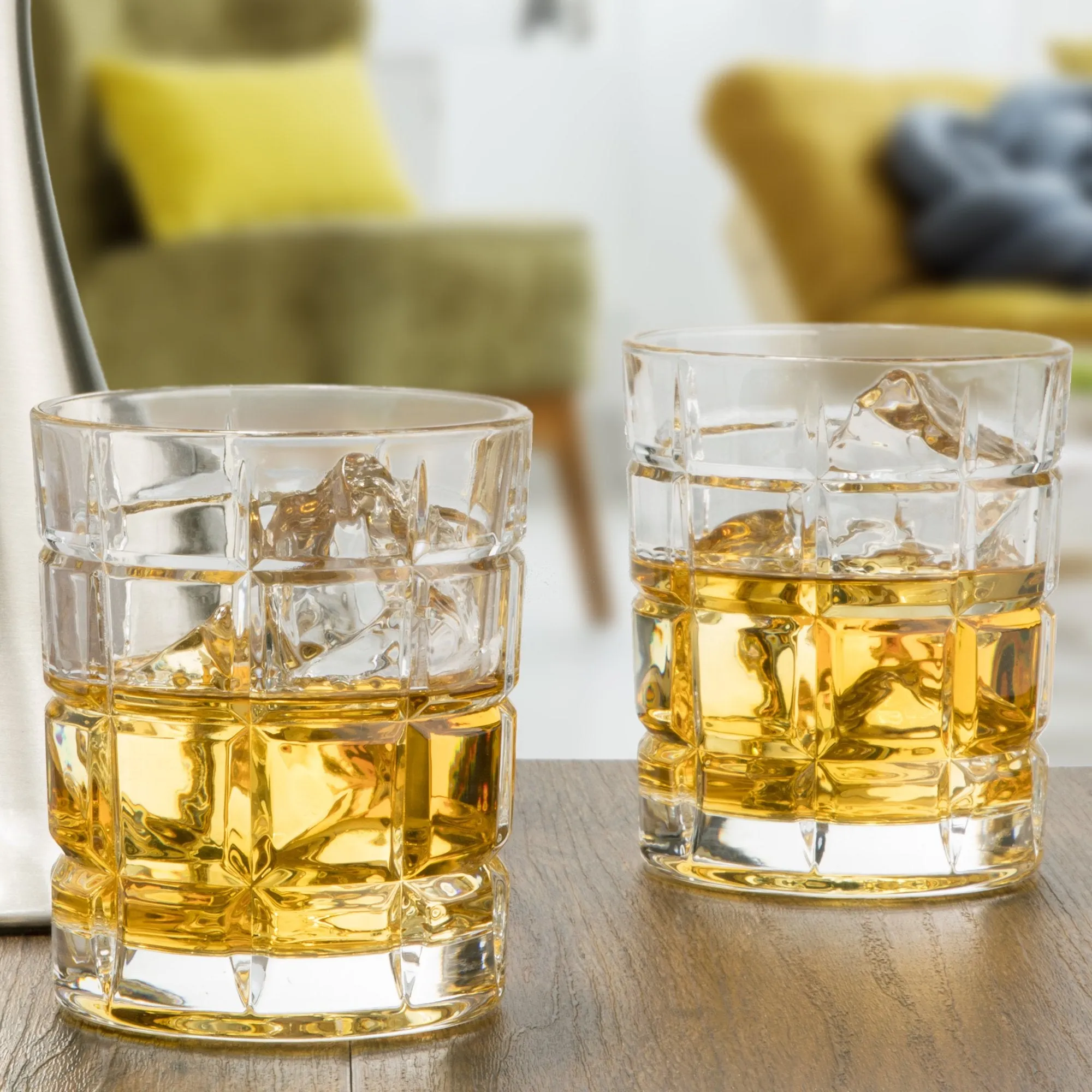 Elegant Whiskey Glass Set of 2 in a Spectacular Gift Box by Regal Trunk & Co. 10 Oz Old