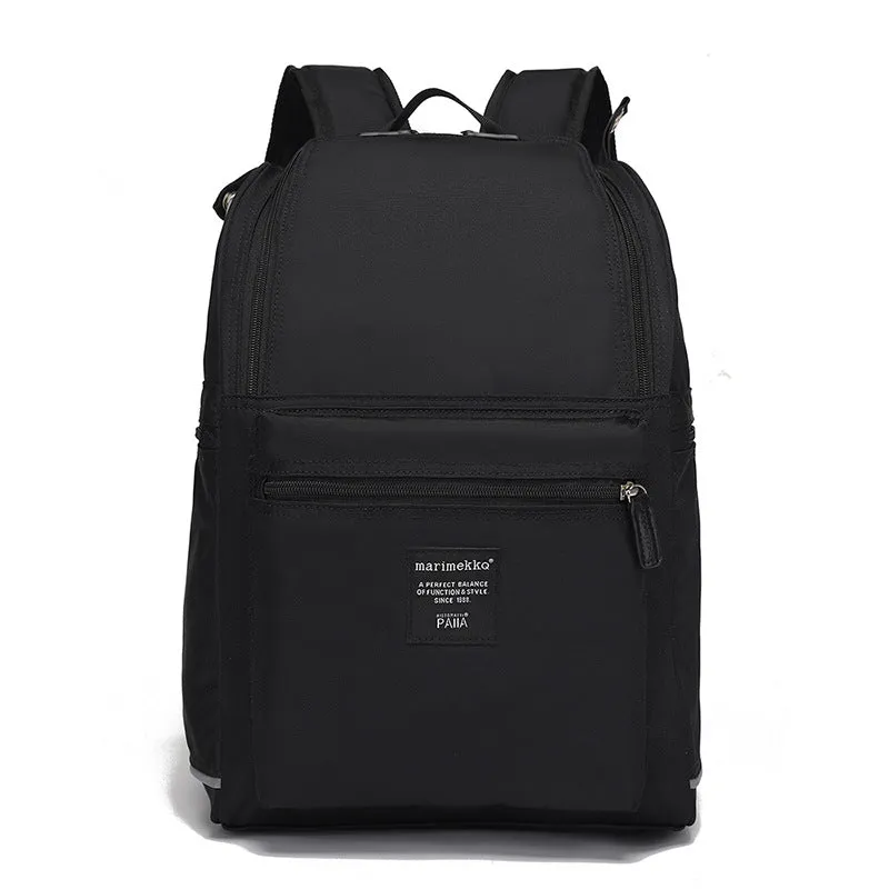 Fashion Japanese Lotte Large Capacity Backpack Lightweight Waterproof Nylon Backpack Student Schoolbag Computer Bag